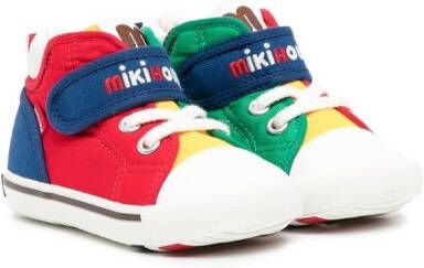 Miki House Sneakers met geborduurd logo Groen