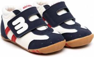 Miki House Sneakers met klittenband Blauw