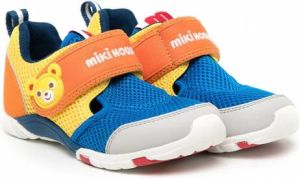 Miki House Sneakers met klittenband Blauw