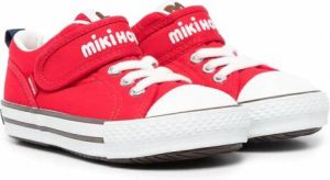 Miki House Sneakers met klittenband Rood