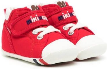 Miki House Sneakers met klittenband Rood