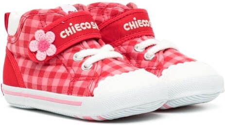 Miki House Sneakers met klittenband Rood