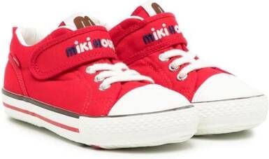 Miki House Sneakers met klittenband Rood