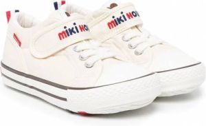 Miki House Sneakers met logoprint Wit