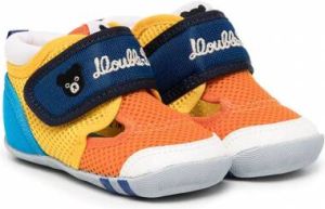 Miki House Sneakers met mesh vlakken Oranje