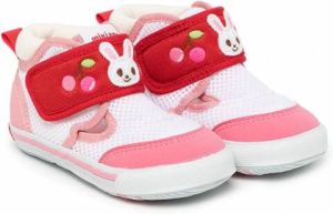 Miki House Sneakers met patch Roze