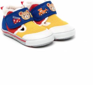 Miki House Sneakers met patch Veelkleurig