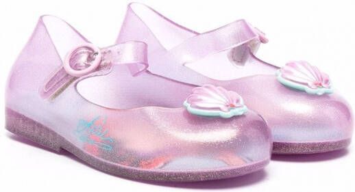 Mini Melissa Ariel jelly ballerina's Roze