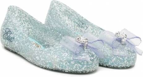 Mini Melissa Ballerina's met strikdetail Blauw