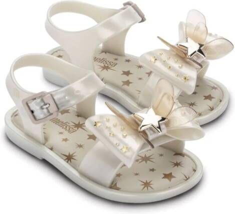 Mini Melissa Sandalen met strikdetail Wit