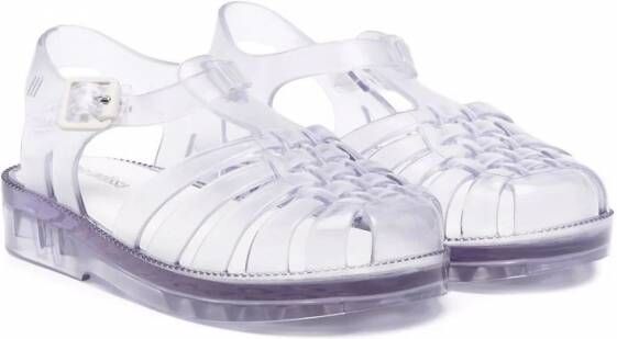 Mini Melissa Doorzichtige jelly schoenen Blauw