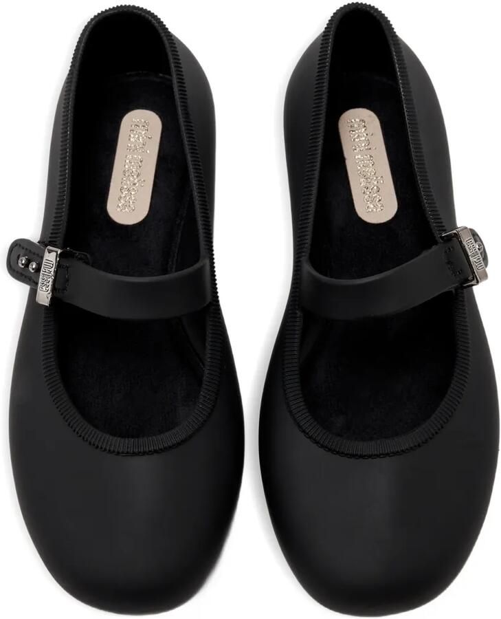 Mini Melissa Ballerina's met gespbandje Zwart - Foto 3