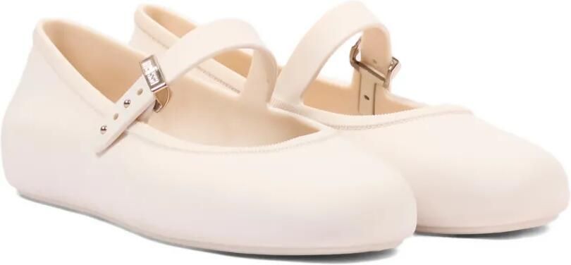 Mini Melissa Ballerina's met gespsluiting Beige