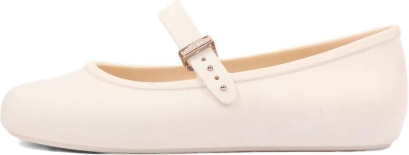 Mini Melissa Ballerina's met gespsluiting Beige
