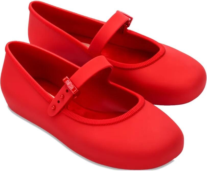 Mini Melissa Ballerina's met gespsluiting Rood