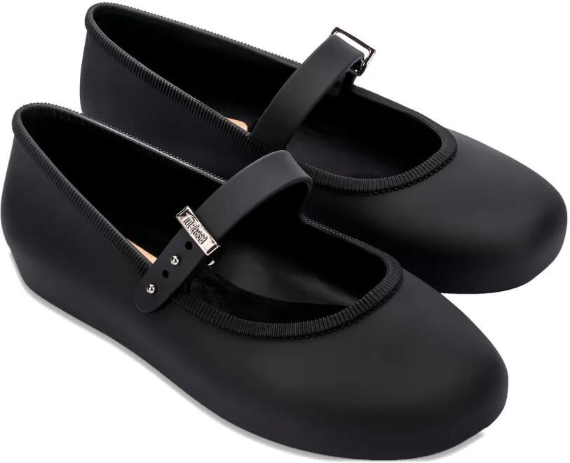 Mini Melissa Ballerina's met gespsluiting Zwart