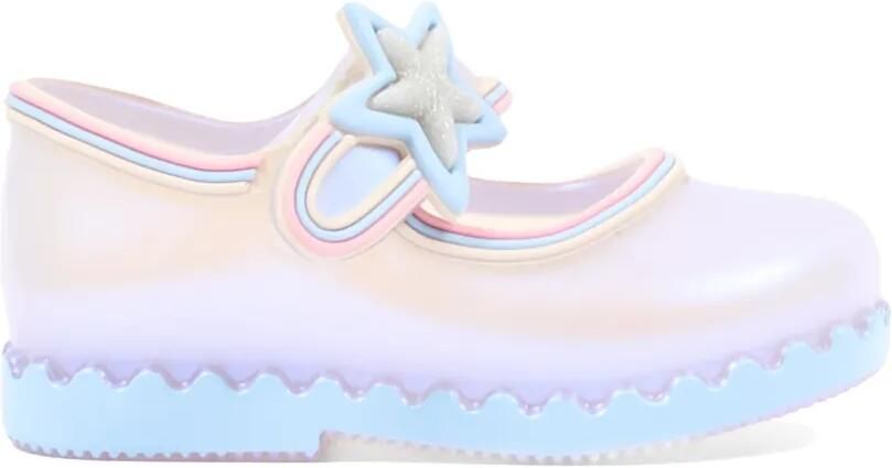 Mini Melissa Ballerina's met klittenband en sterpatch Paars - Foto 5