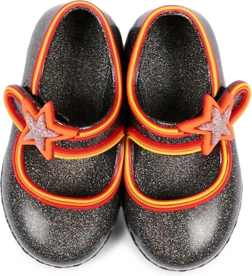 Mini Melissa Ballerina's met sterpatch en glitters Grijs - Foto 2