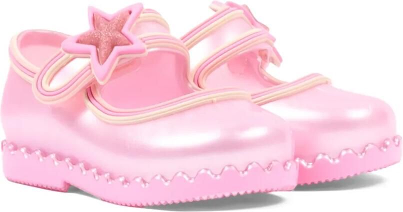 Mini Melissa Hip ballerina's met sterpatch Roze