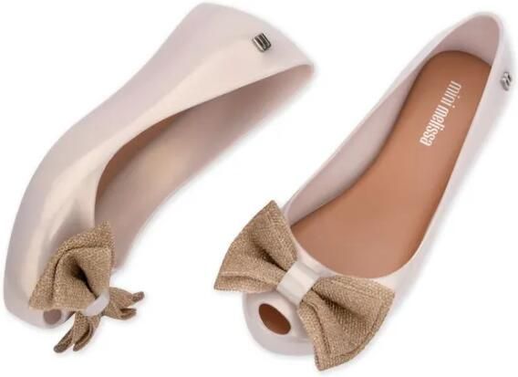 Mini Melissa Ballerina's met strikdetail Beige - Foto 2