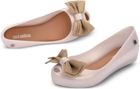 Mini Melissa Ballerina's met strikdetail Beige - Foto 3