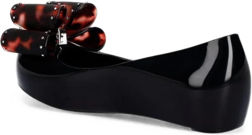 Mini Melissa bow-detail ballerina flats Zwart - Foto 2