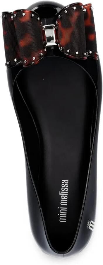 Mini Melissa bow-detail ballerina flats Zwart - Foto 3