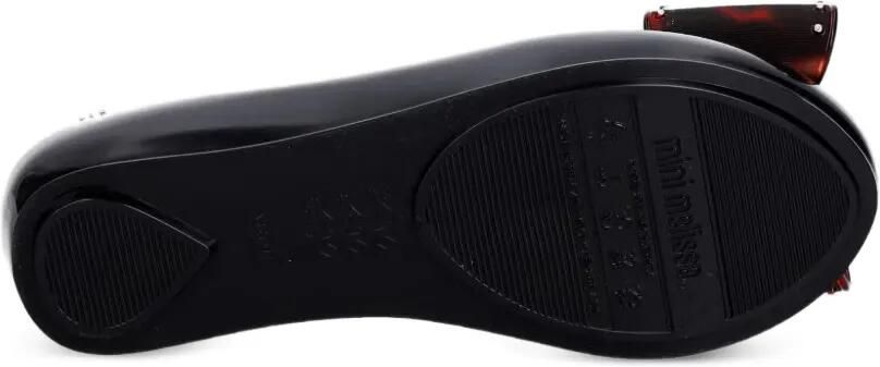 Mini Melissa bow-detail ballerina flats Zwart - Foto 5