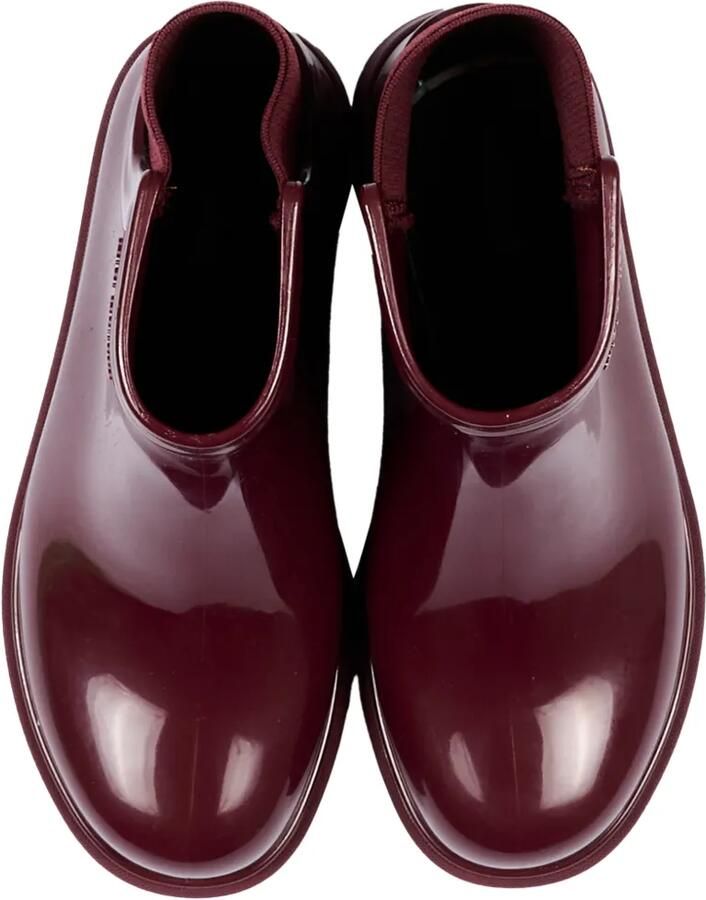 Mini Melissa Chelsea II enkellaarzen met logoplakkaat Rood - Foto 4