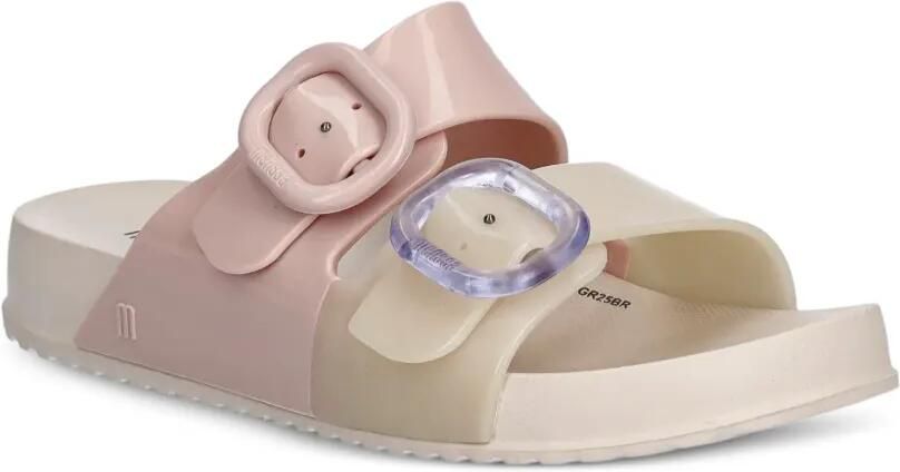 Mini Melissa Cozy buckle-strap sandals Roze