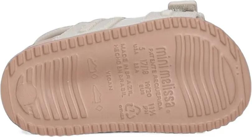 Mini Melissa Cozy M Lover logo-print buckle-fastening sandals Beige - Foto 4