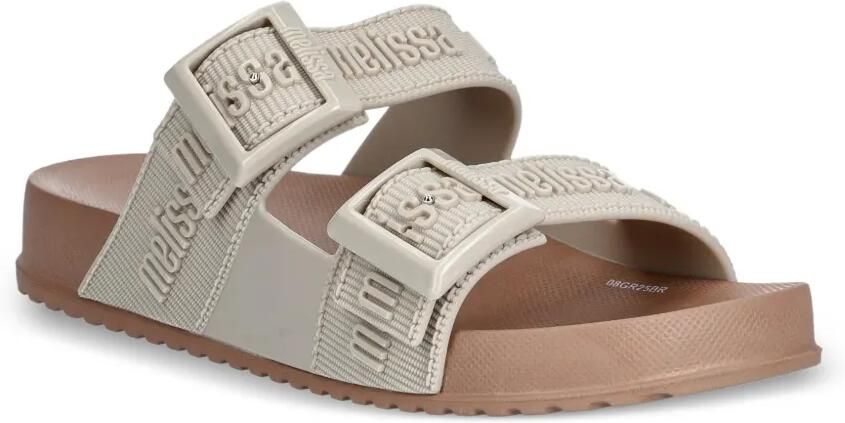 Mini Melissa Cozy M-Lover sandalen met gespsluiting Beige