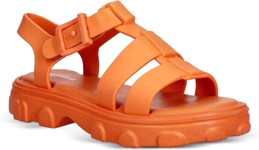 Mini Melissa Ella buckle-fastening cage sandals Oranje