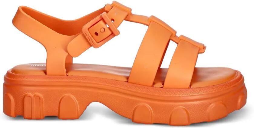 Mini Melissa Ella buckle-fastening platform sandals Oranje - Foto 3