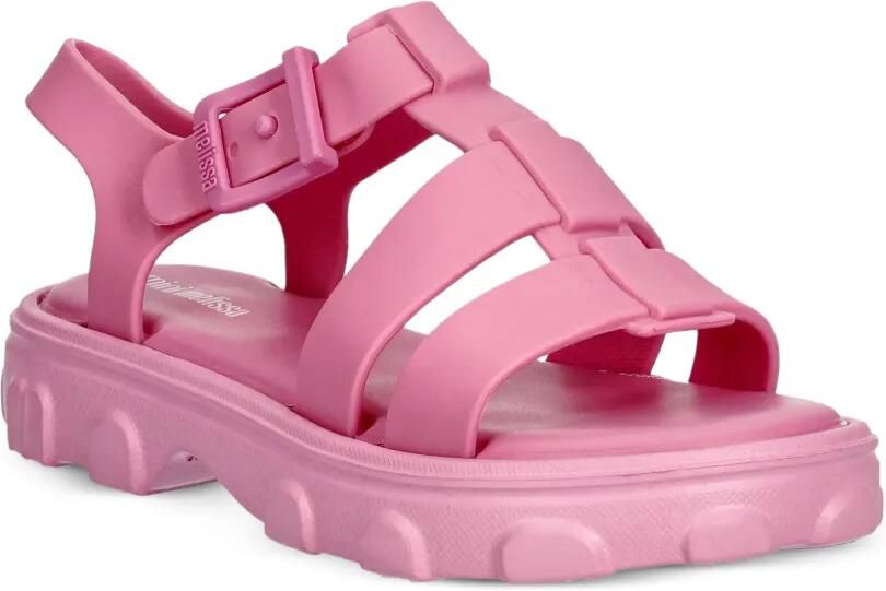 Mini Melissa Ella caged chunky-sole sandals Roze