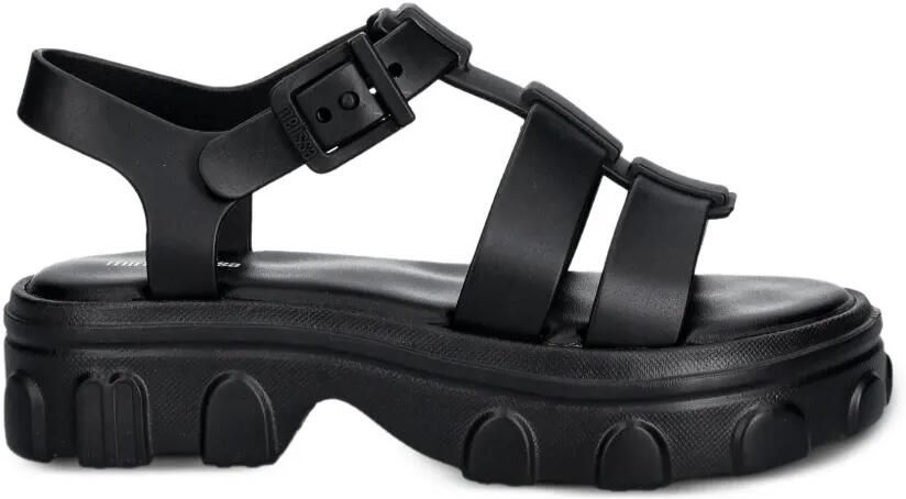 Mini Melissa Ella chunky-sole buckled sandals Zwart - Foto 3