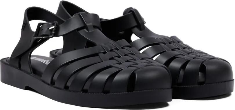 Mini Melissa Gekooide sandalen Zwart