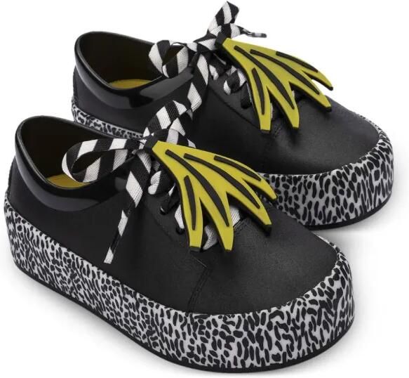 Mini Melissa Heart Lover Street Fabula sneakers Zwart