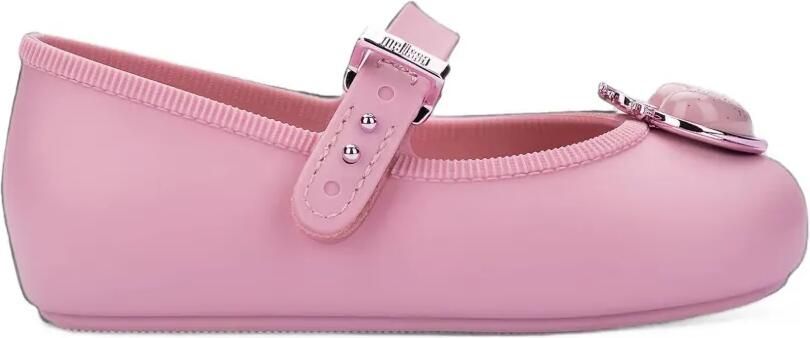 Mini Melissa Ballerina's met hart-patroon Roze