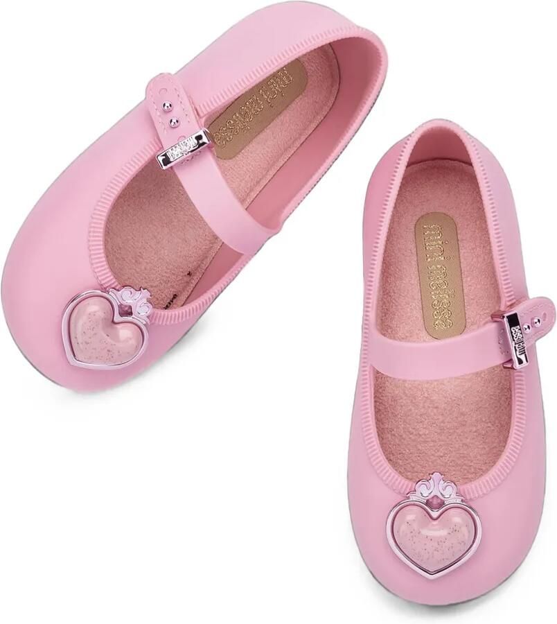 Mini Melissa Ballerina's met hart-patroon Roze - Foto 2