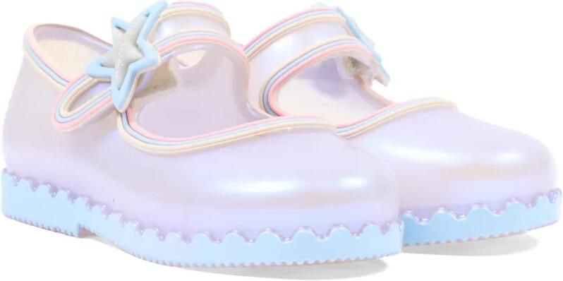 Mini Melissa Hip Ballerina's met sterpatch Paars