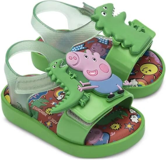 Mini Melissa Jump x Peppa Pig sandalen Groen