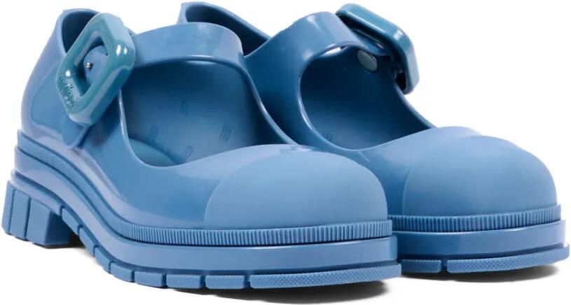 Mini Melissa June ballerina's met gespsluiting Blauw