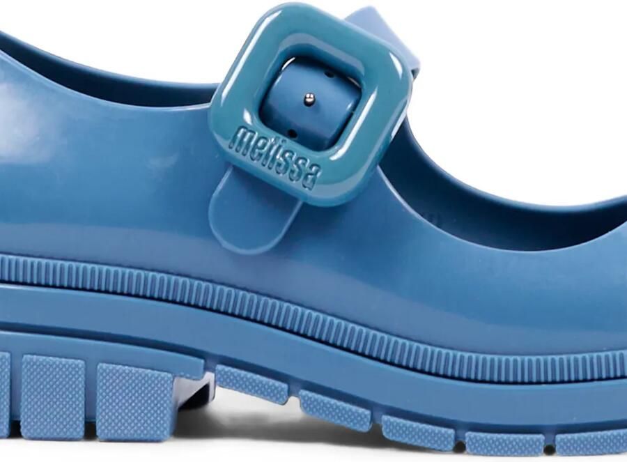 Mini Melissa June ballerina's met gespsluiting Blauw - Foto 3