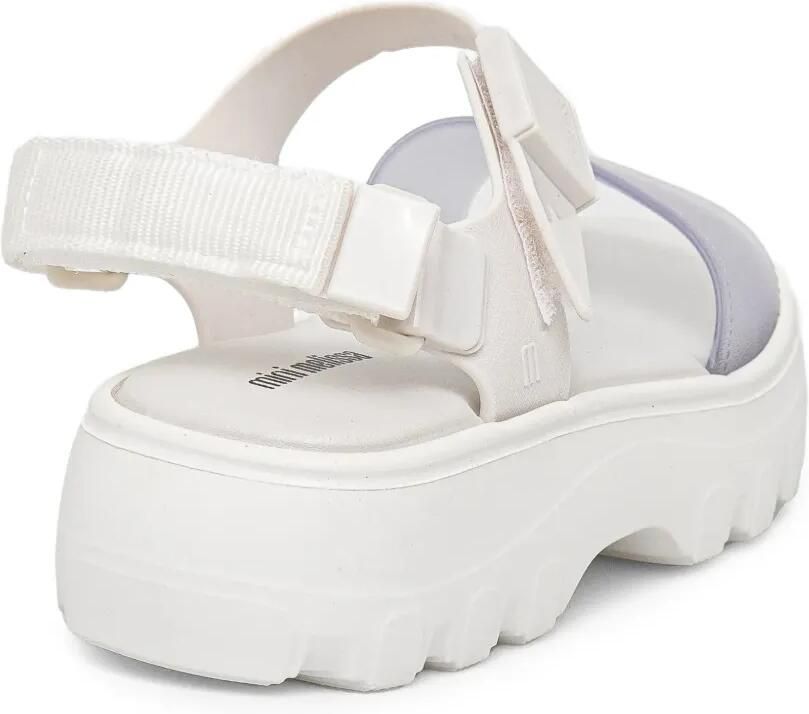 Mini Melissa Kick Off touch-strap platform sandals Beige - Foto 2