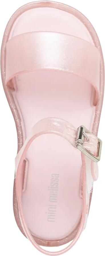 Mini Melissa Mar sandalen met gespsluiting en glitter-effect Roze - Foto 3