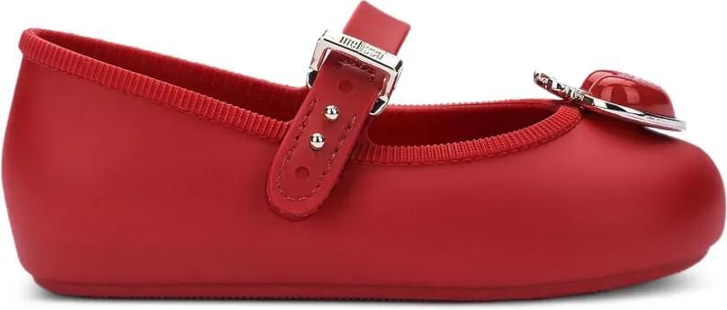 Mini Melissa Mini Soft Ballerina Princess ballerina's met hartpatroon Rood
