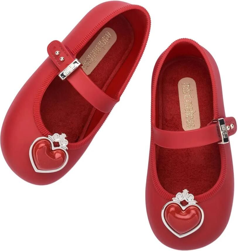 Mini Melissa Mini Soft Ballerina Princess ballerina's met hartpatroon Rood - Foto 2