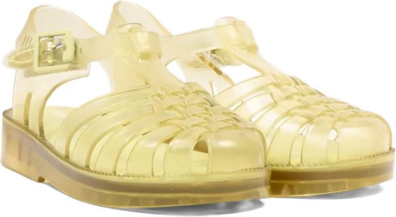 Mini Melissa Possession sandalen met gekooid bandje Geel
