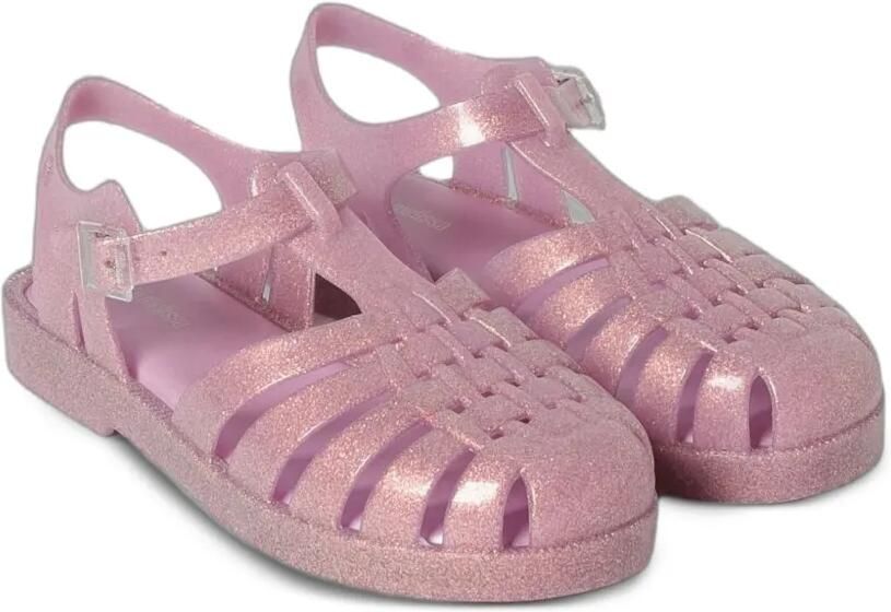 Mini Melissa Possession sandalen met glitter Paars